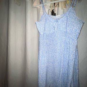 Cotton On Blue and white floral mini dress